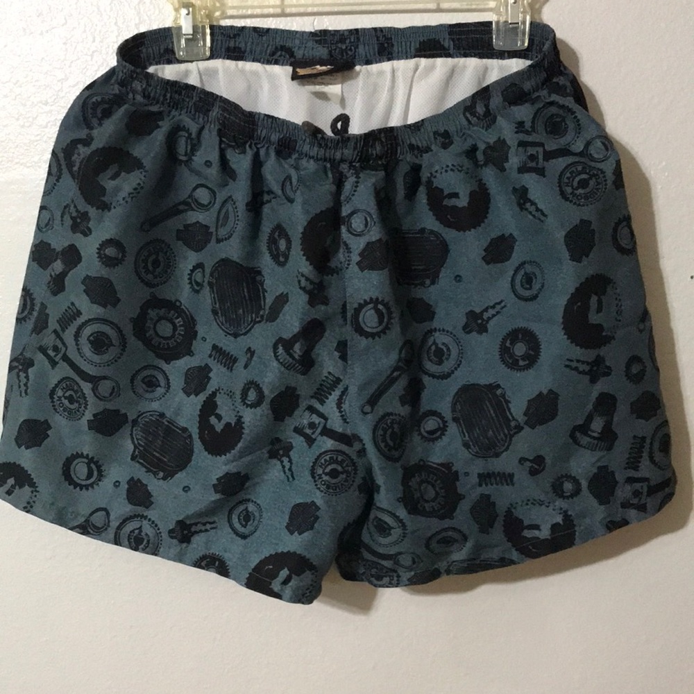 Vintage 90s Harley Davidson XL swim shorts